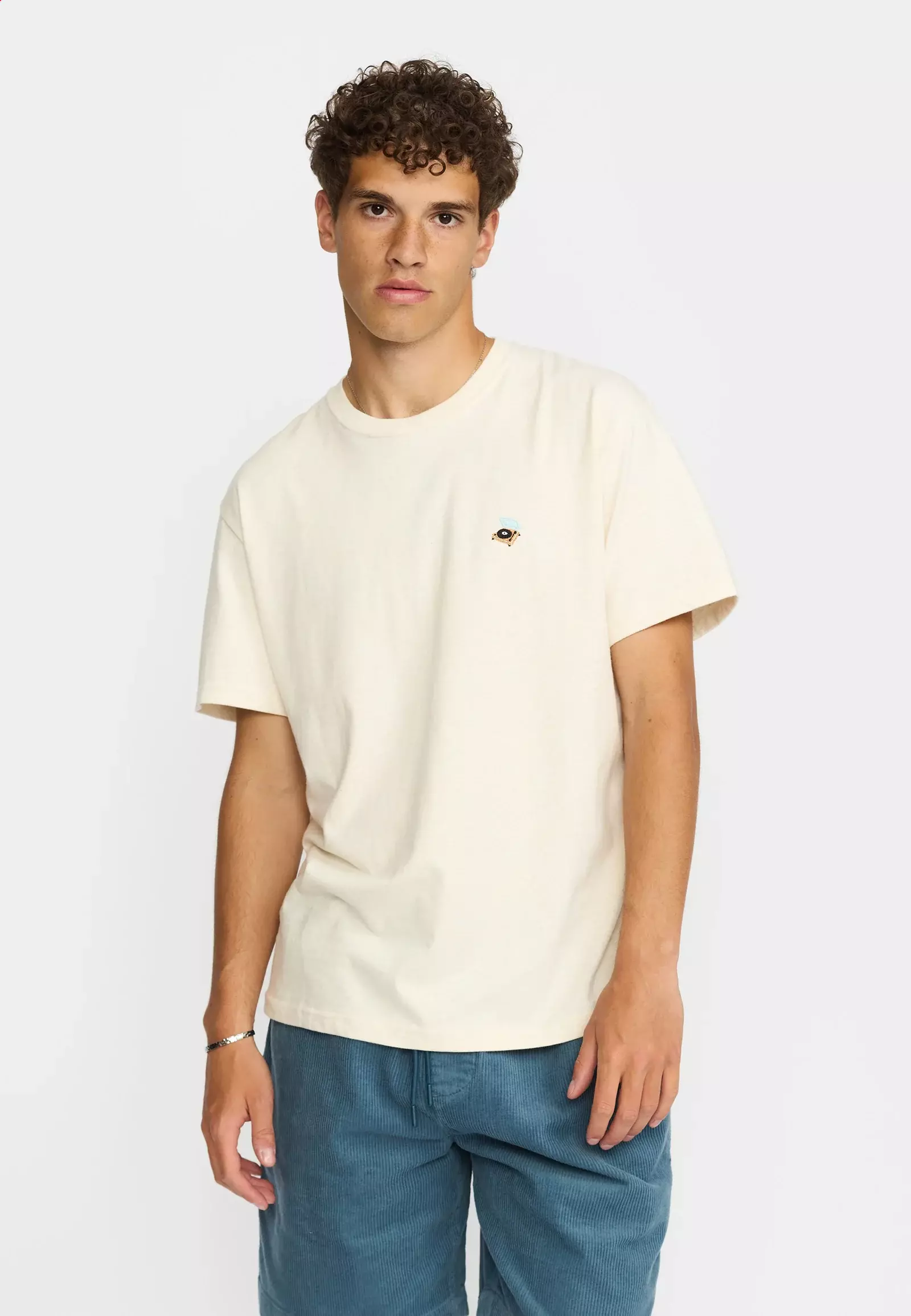 Revolution Turntable Application T-Shirt Herren weiss